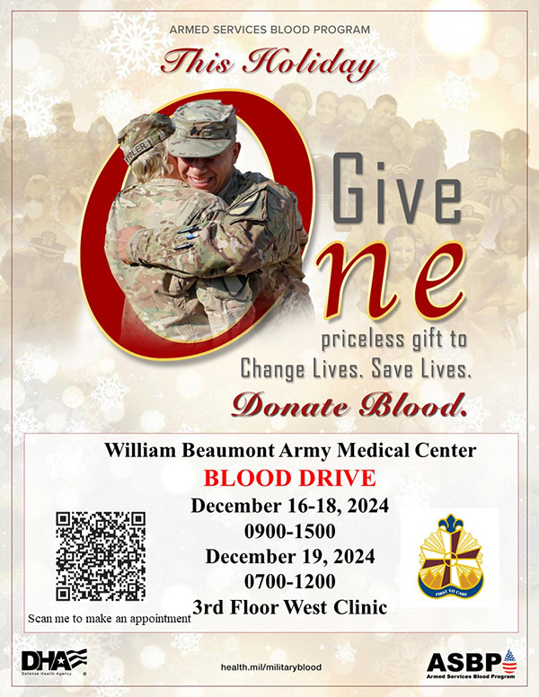 Blood Drive flyer graphic image