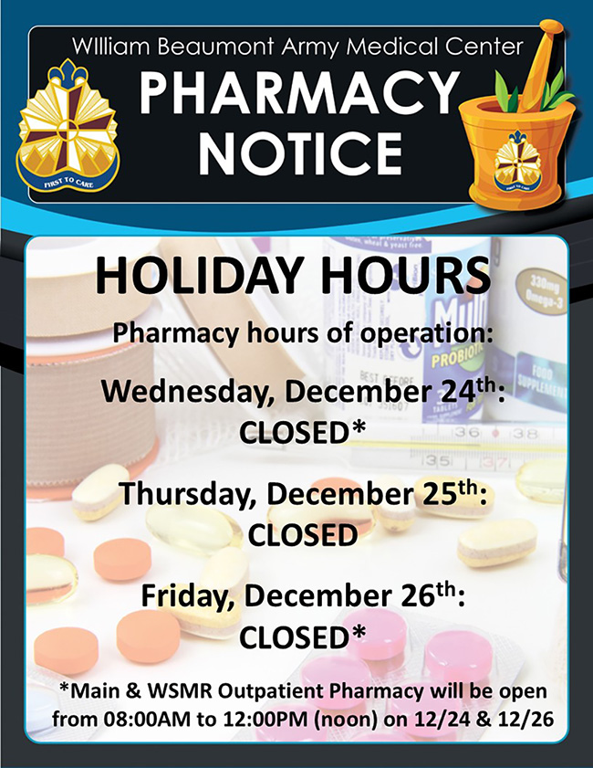 Holiday closure graphic image