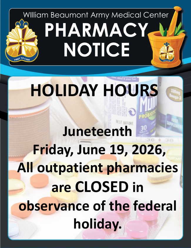 Pharmacy Juneteenth Closure graphic image