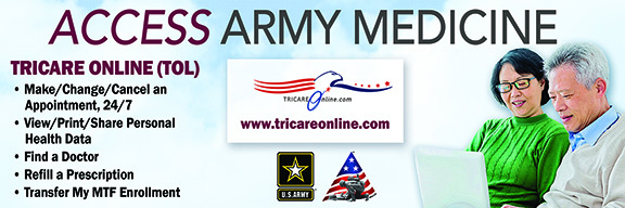 Image banner, TriCare Online, www.tricareonline.com