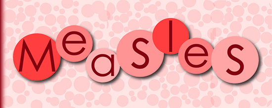 Measles header graphic image