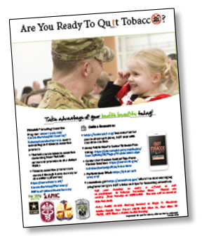 Tobacco Cessation brochure image