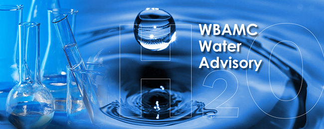 Water Advisory page graphic image